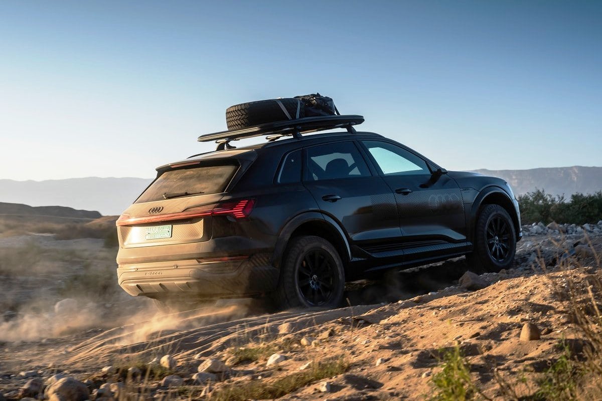 Audi Q8 e-tron Dakar rear