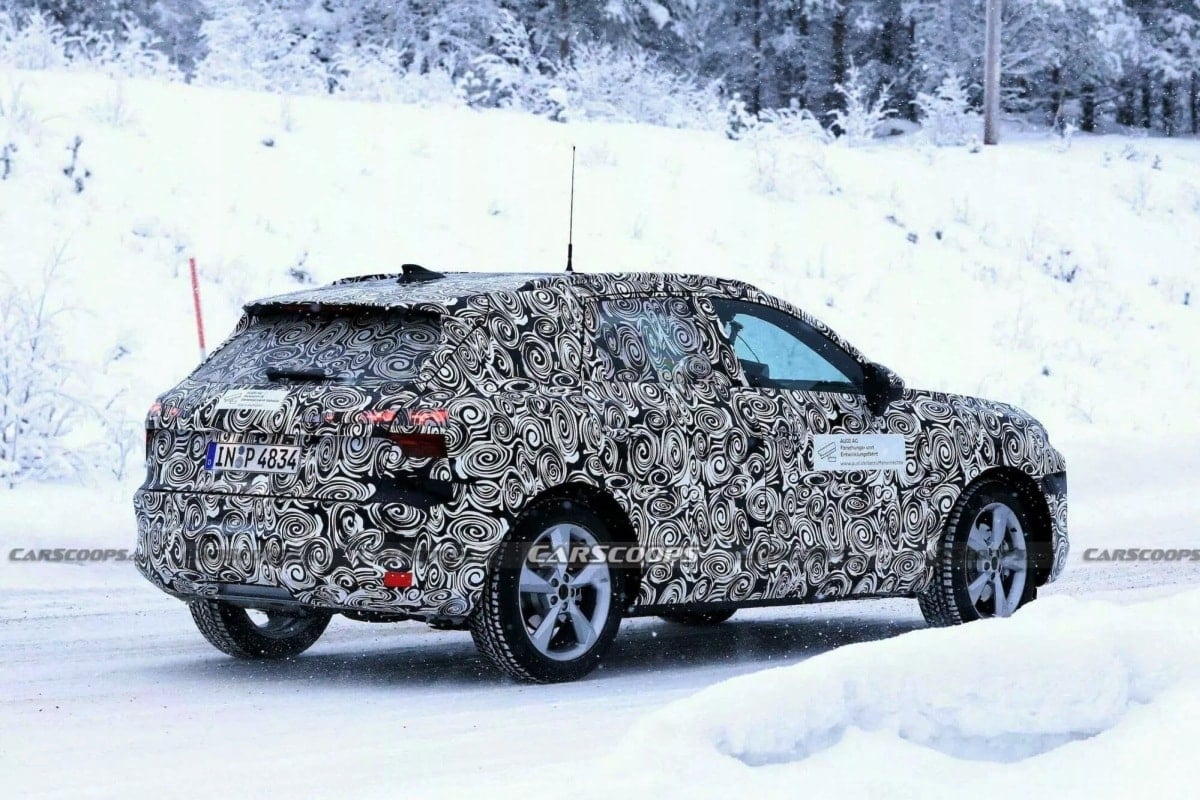 Audi Q3 test rear