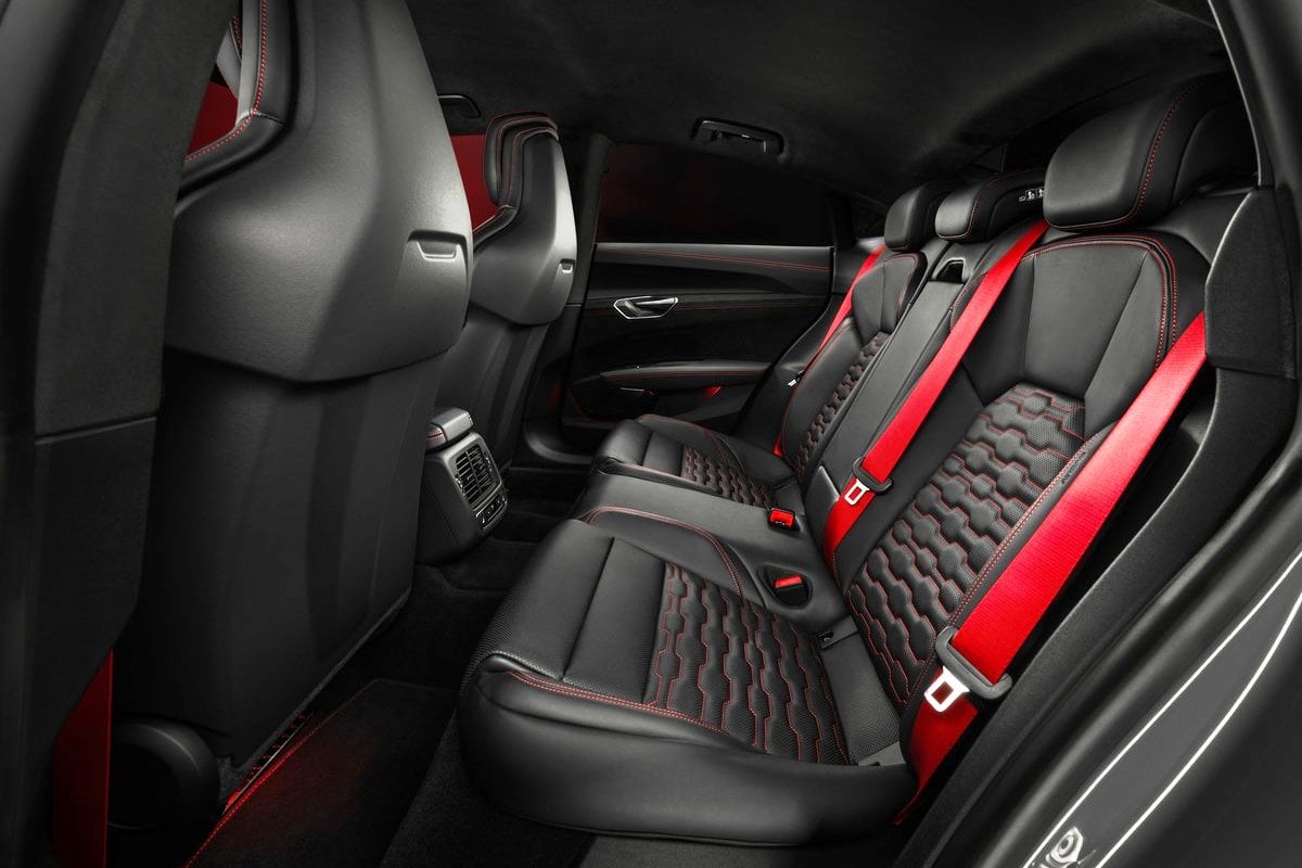 Audi RS e-tron GT inside seats rear