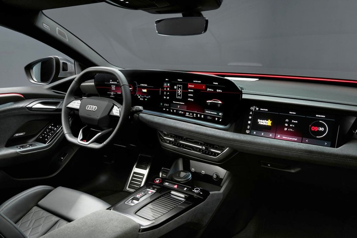 Audi S6 e-tron inside