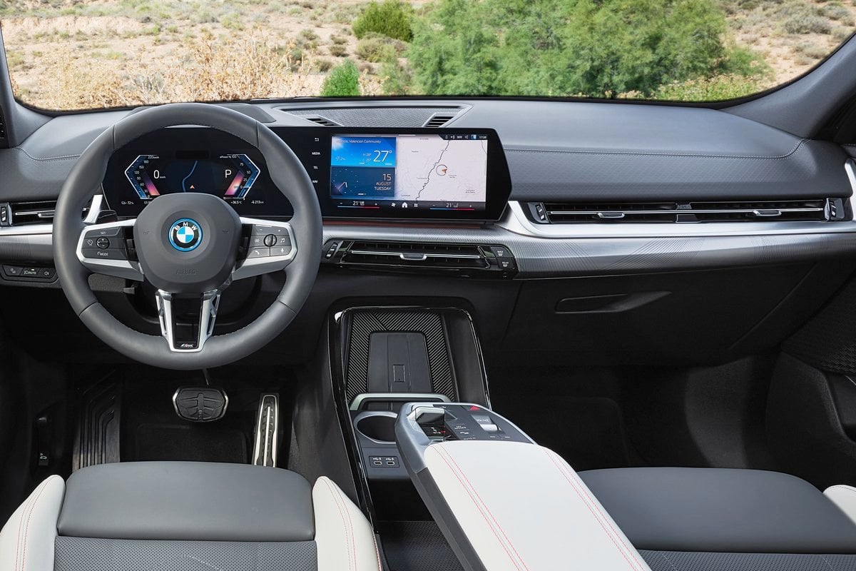 BMW iX2 inside