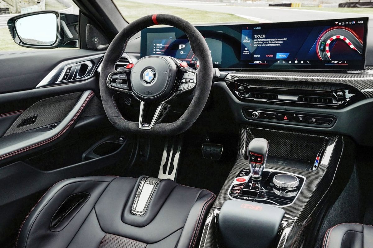 BMW M4 CS inside