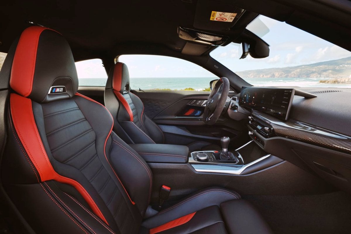 BMW M2 inside seats