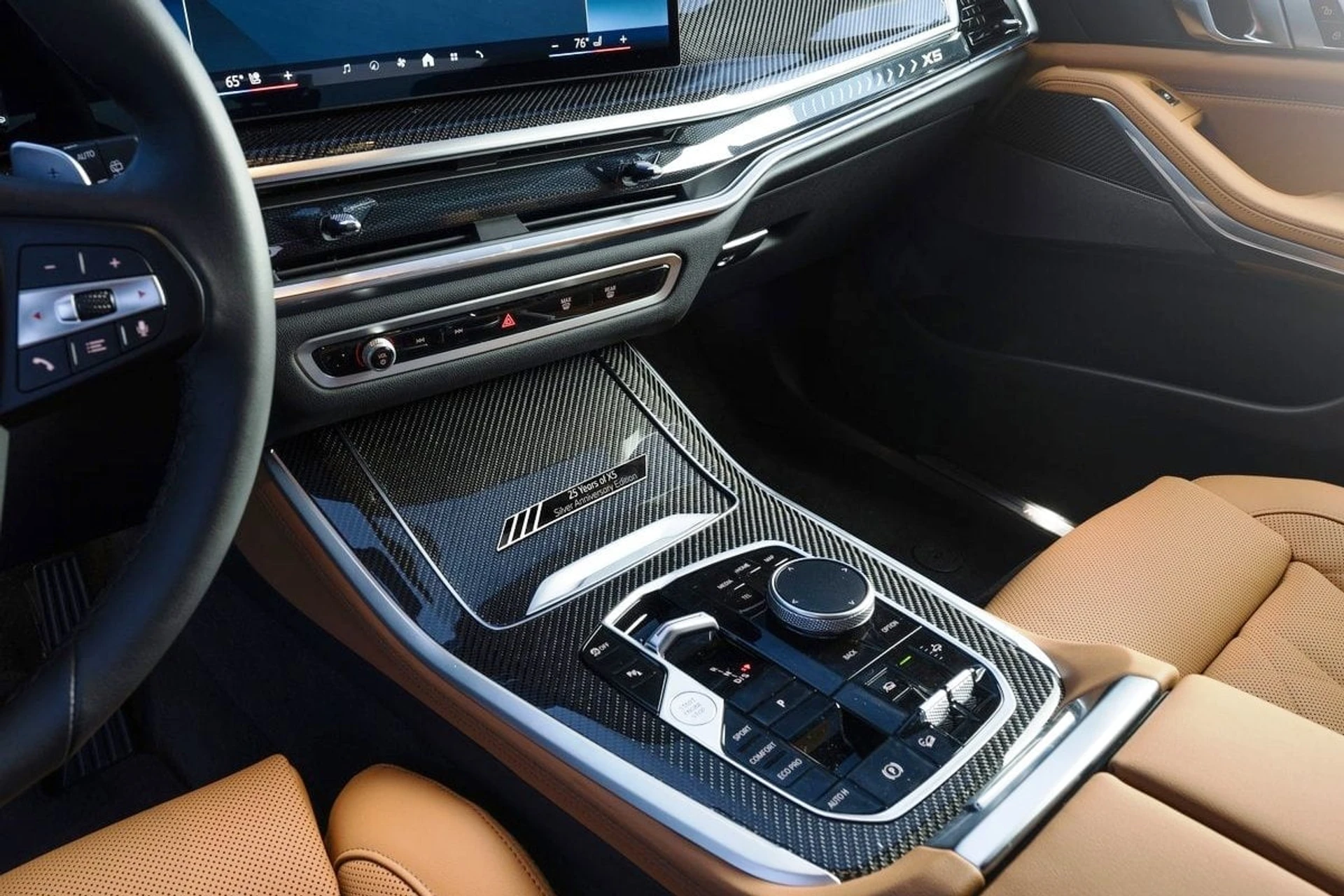 BMW X5 Silver Anniversary Edition inside logo