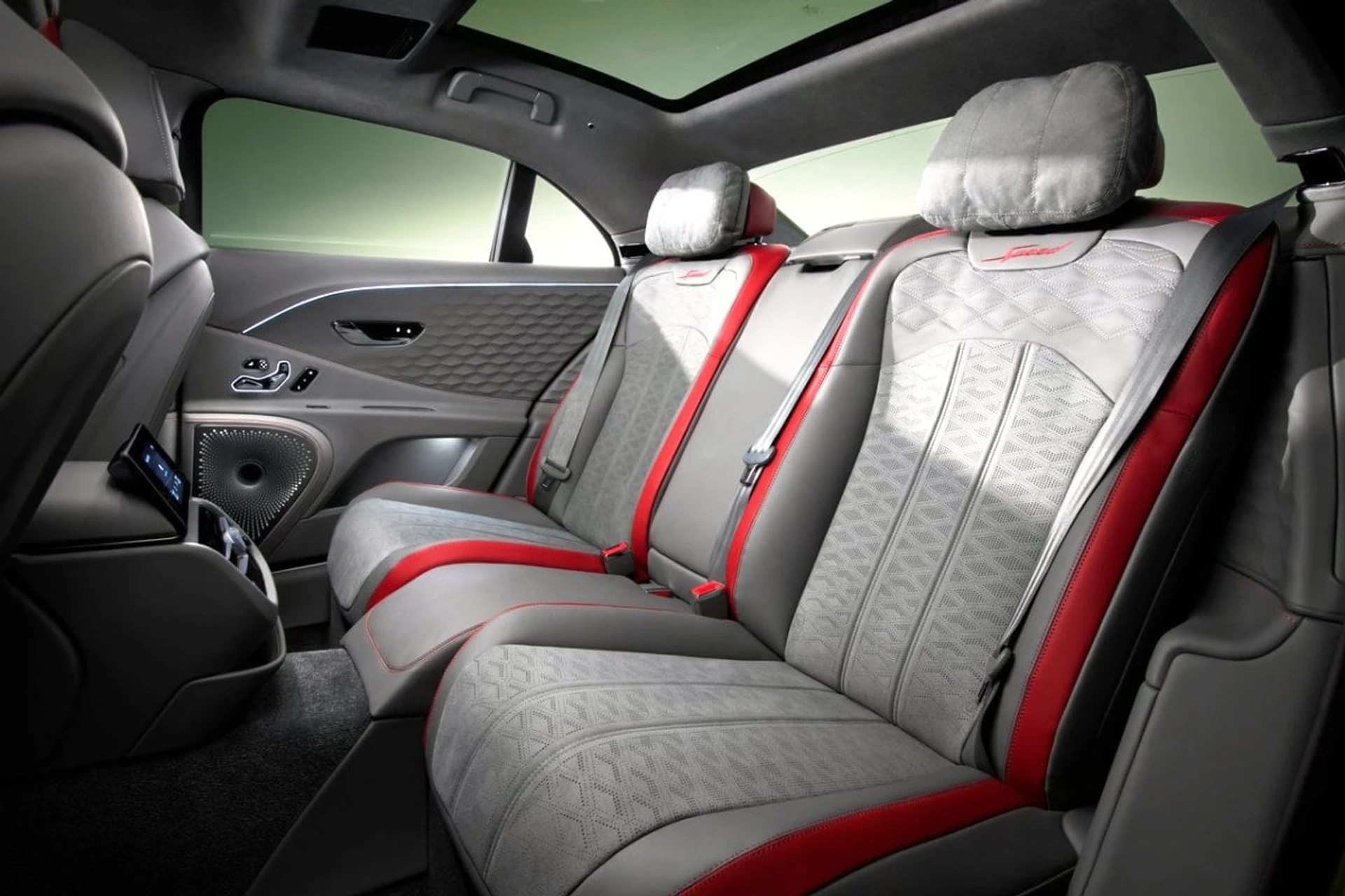 Bentley Flying Spur Speed inside seats rear