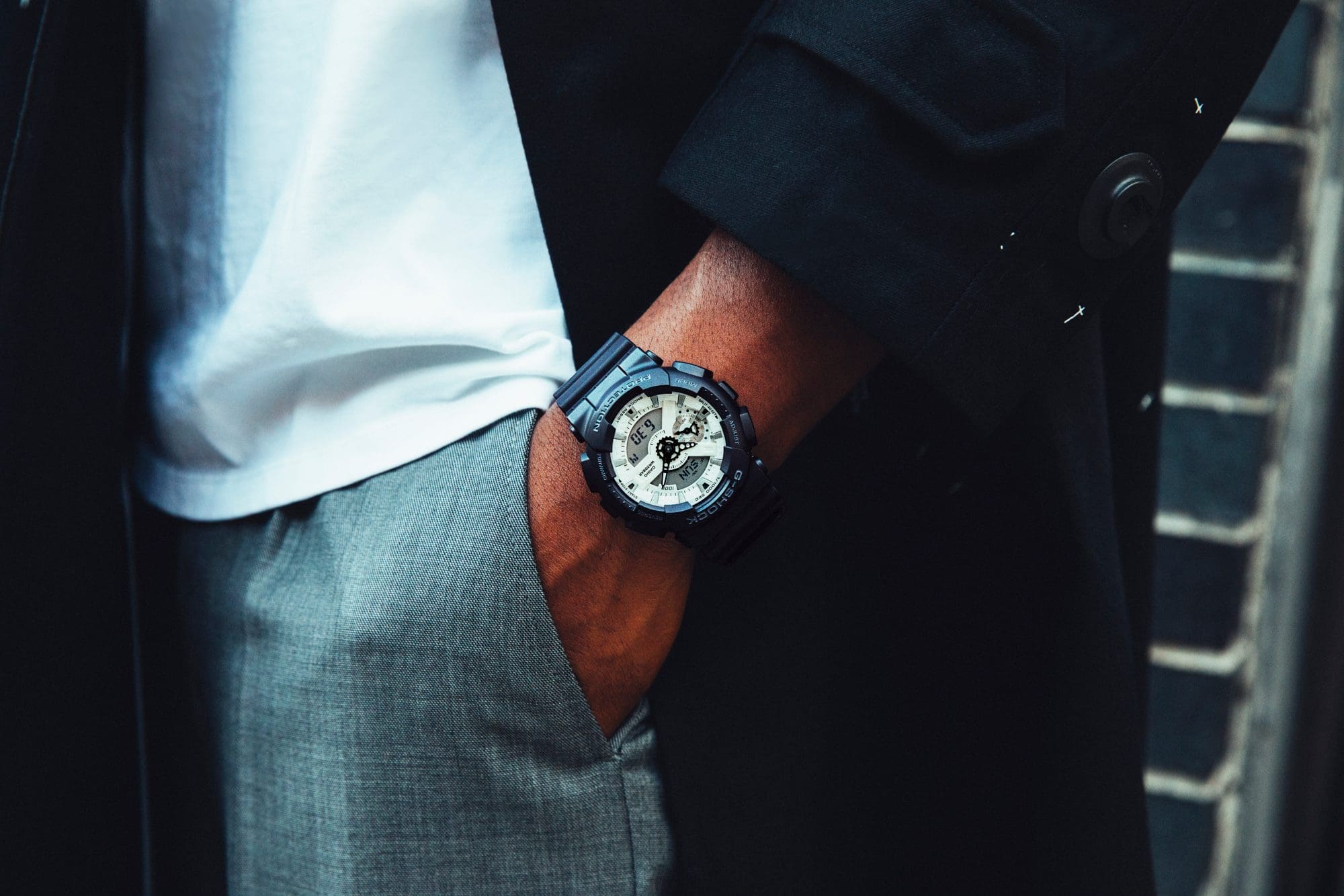 Casio Black and White G-SHOCK-2