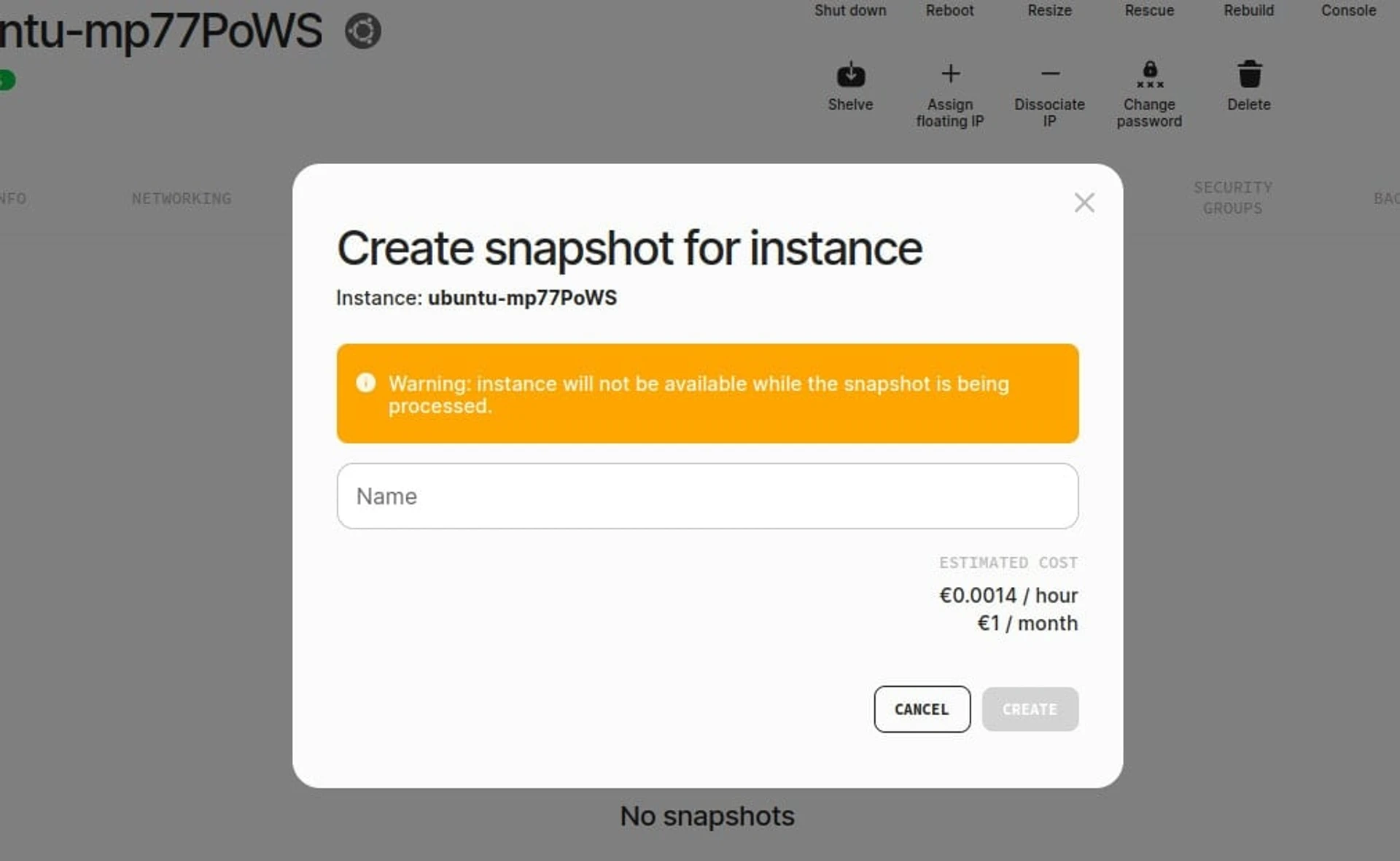 Fotbo_create_snapshot