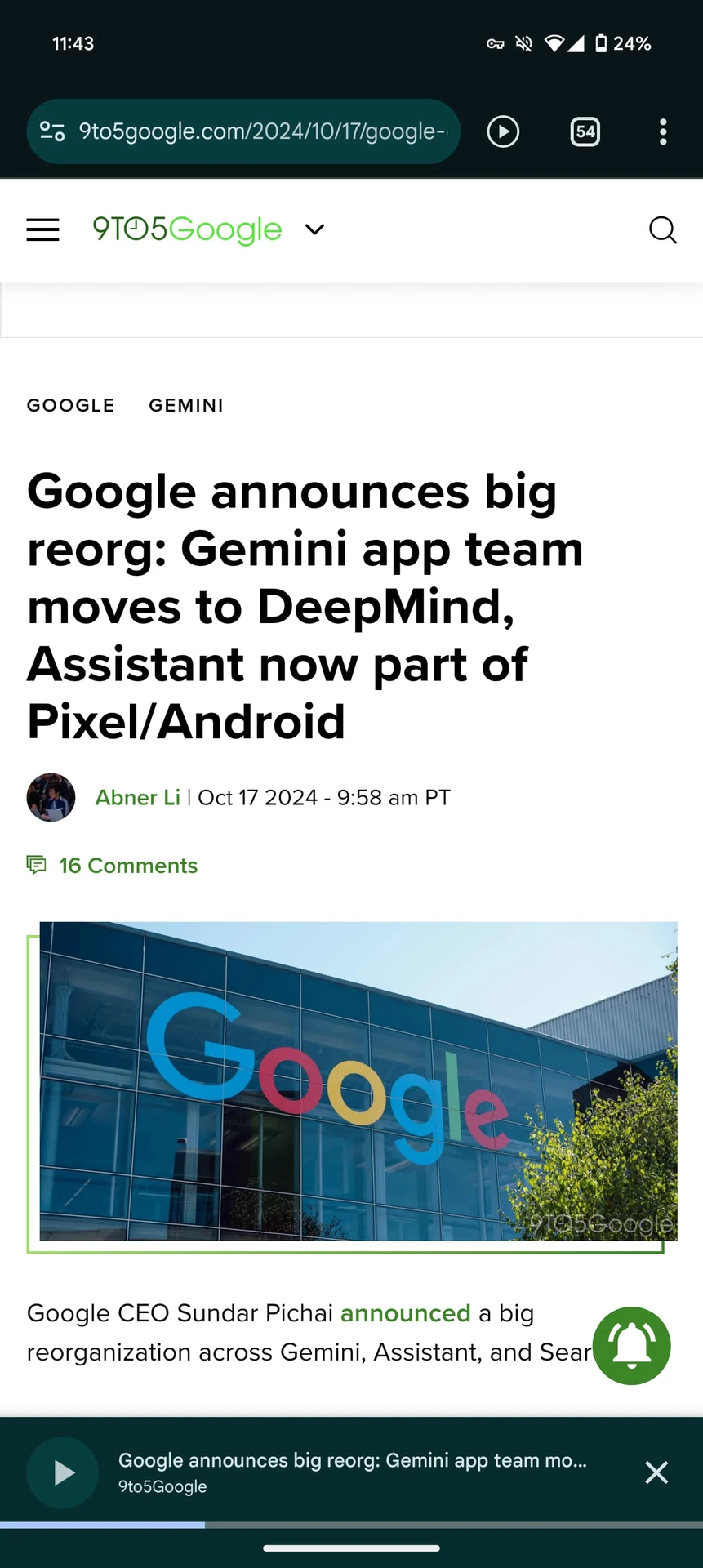 Google Chrome-listen-page-Android-2