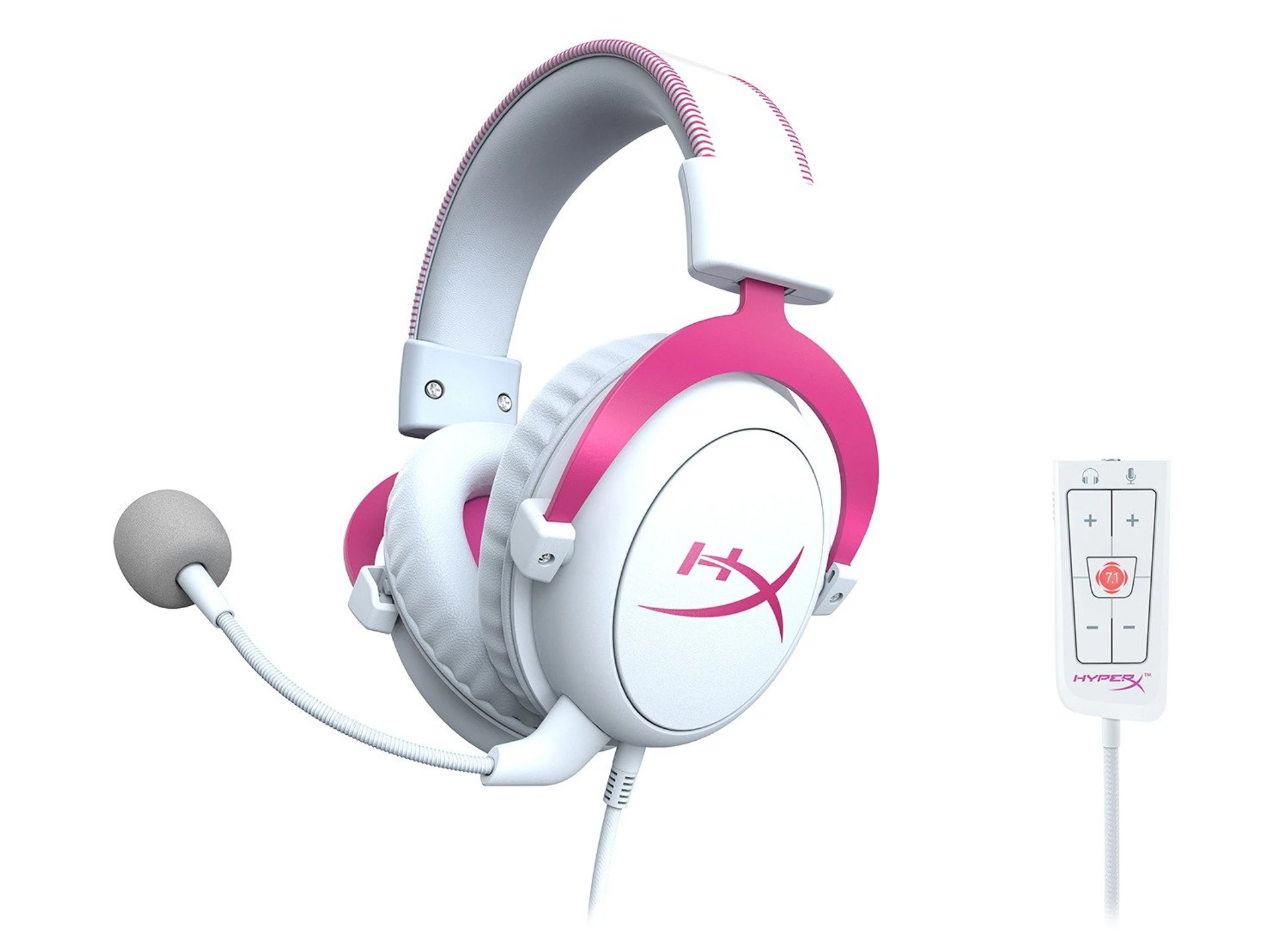 HyperX Cloud II Pink 2 Audio Control
