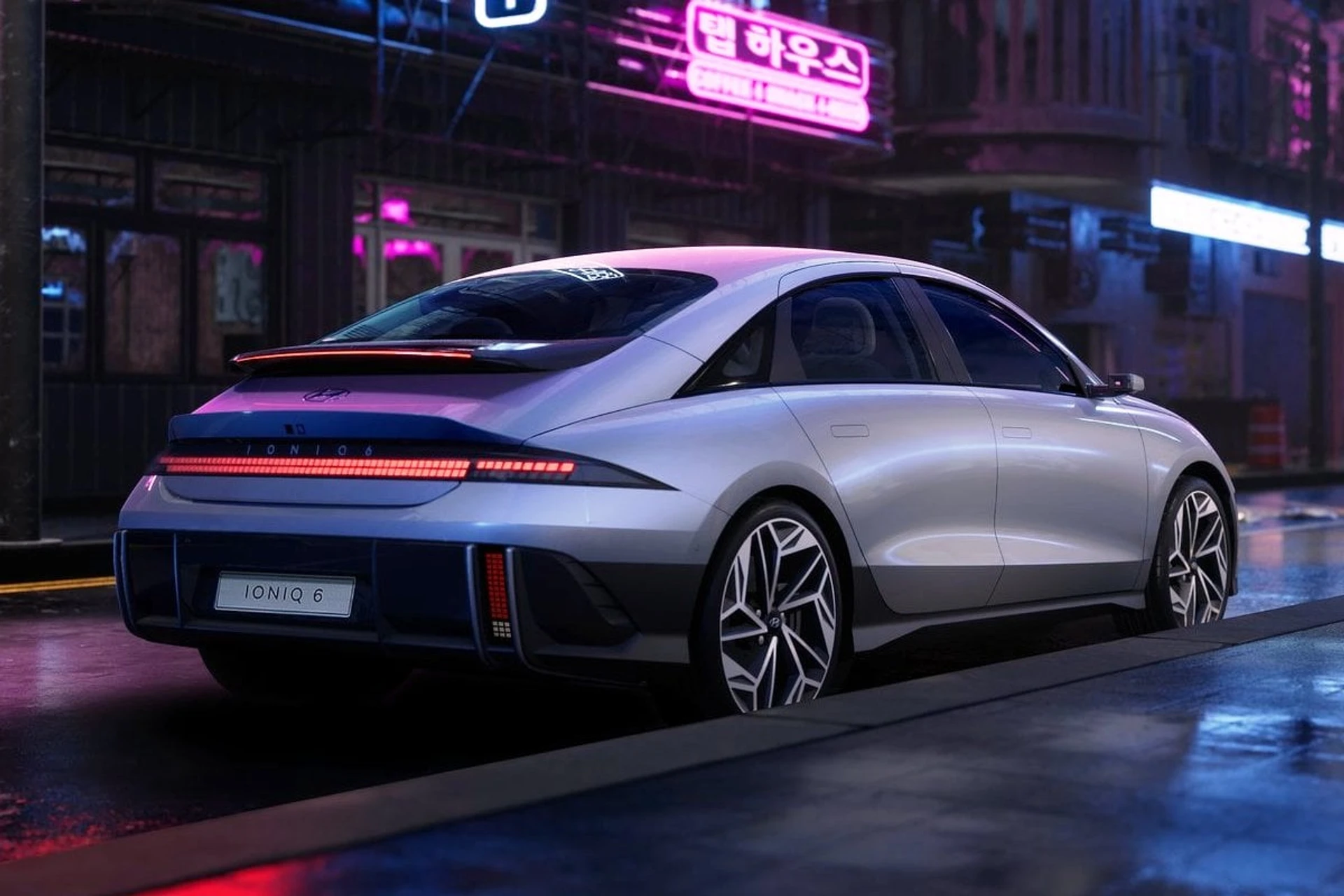 Hyundai Ioniq 6 rear