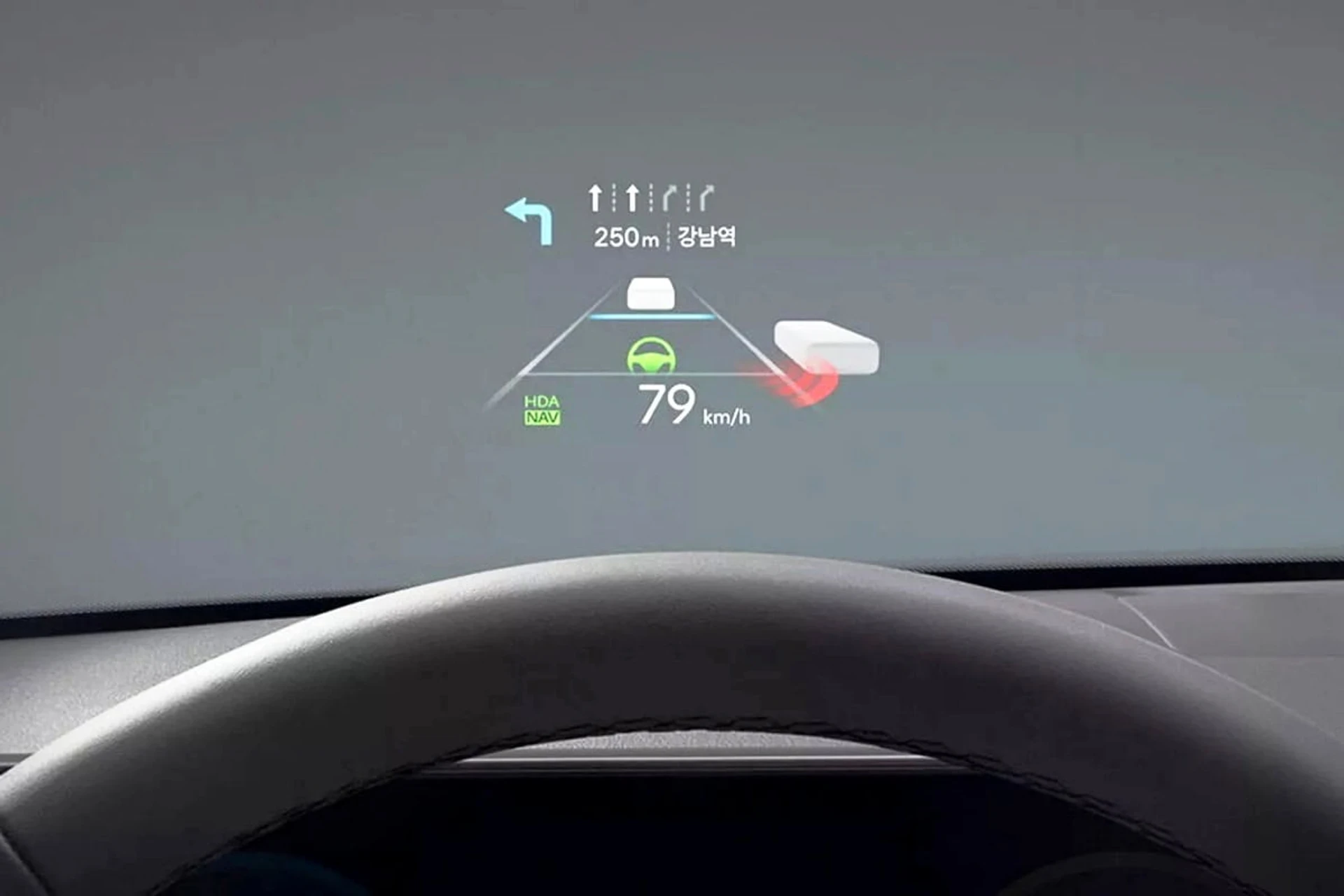 Hyundai Grandeur Inside HUD