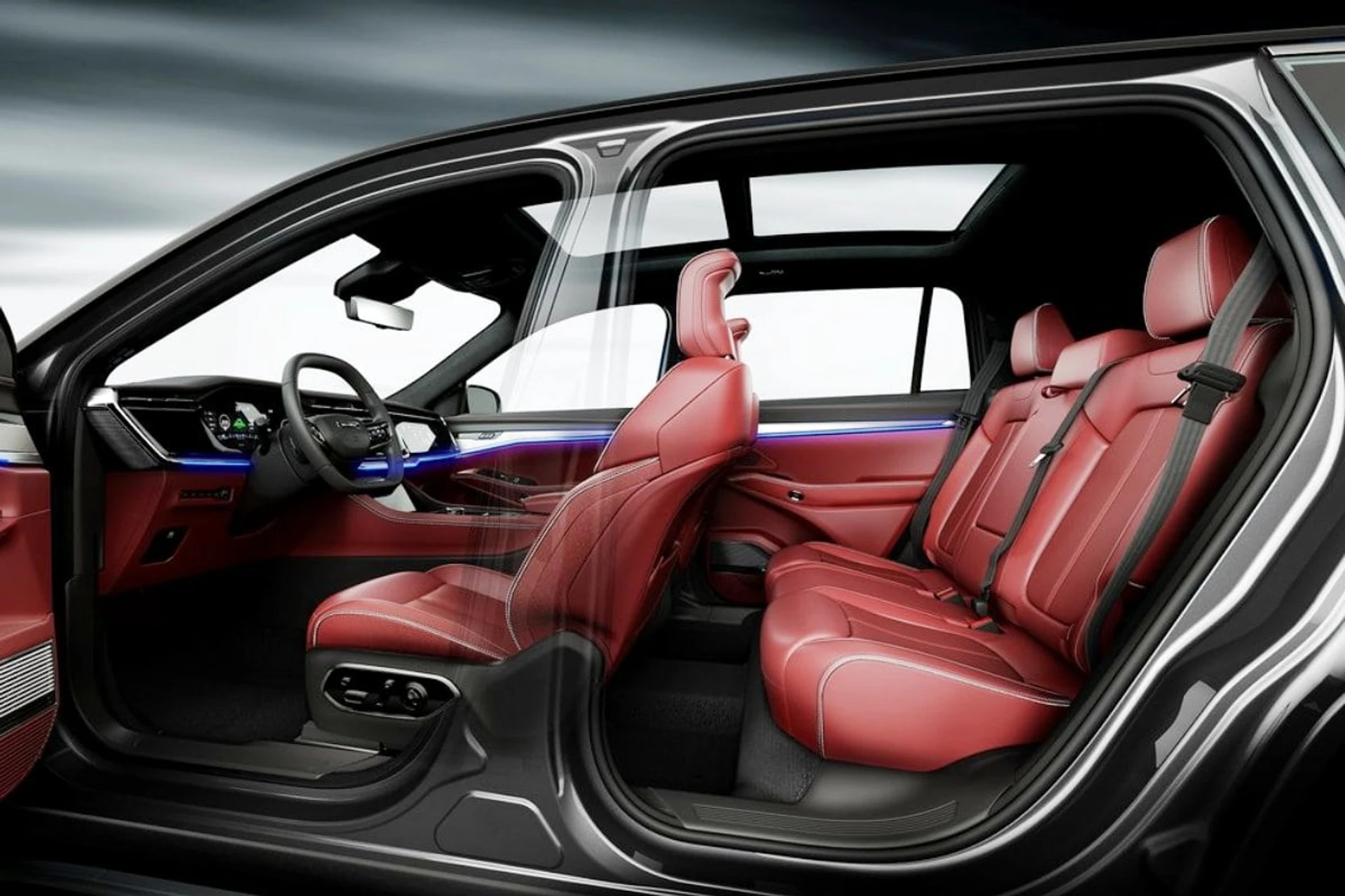 Jeep Wagoneer S inside seats