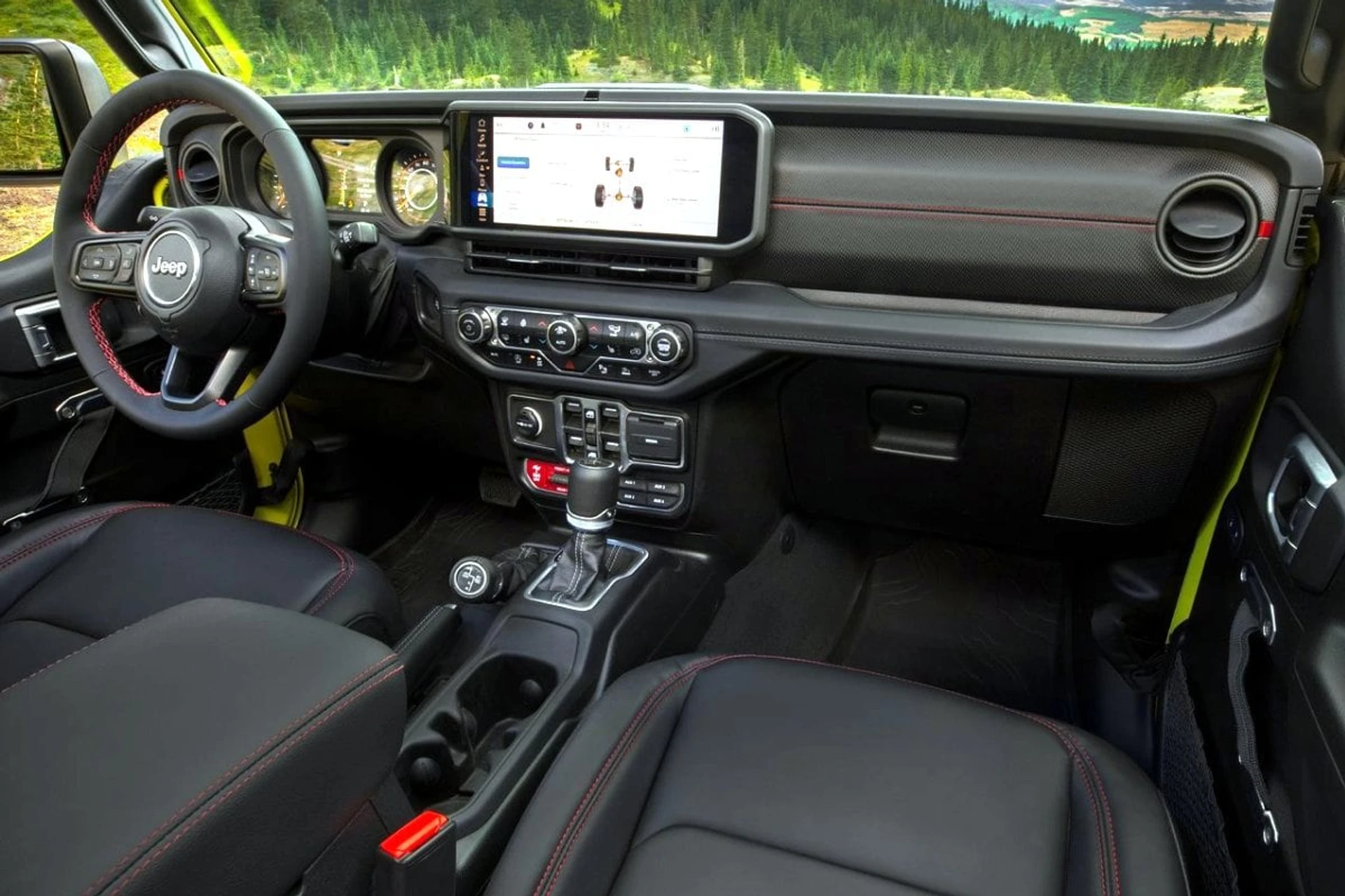 Jeep Gladiator inside