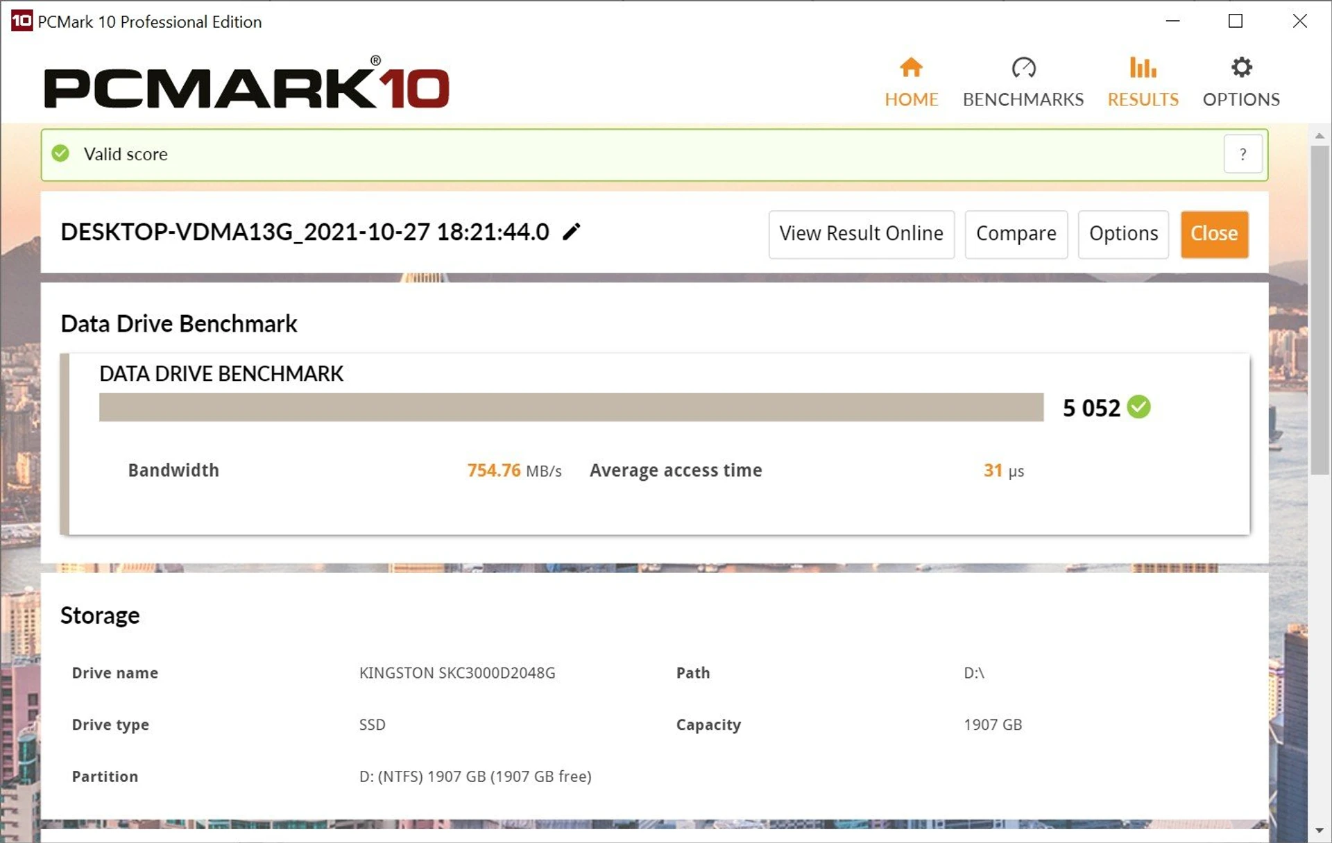 Kingston_KC3000_screen_PCMark10_3