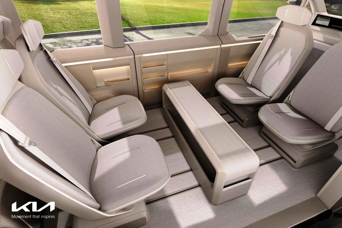 Kia PBV inside seats