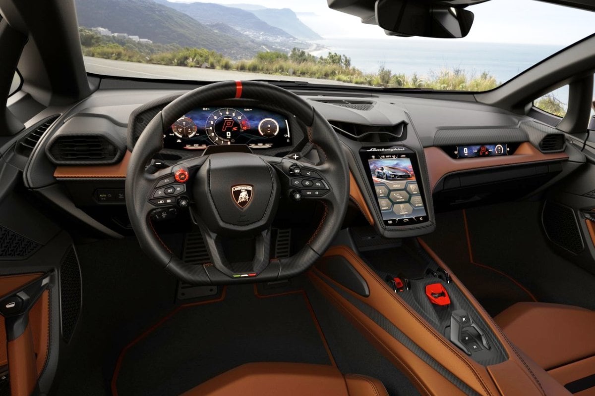 Lamborghini Temerario inside 2025