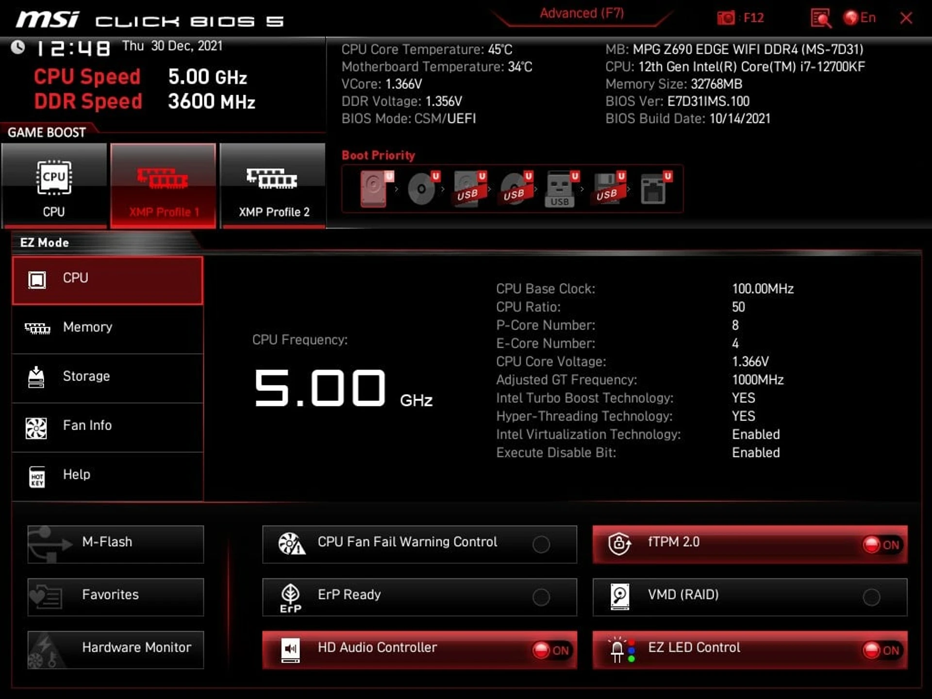 MSI_MPG_Z690_EDGE_WiFi_DDR4_screen_BIOS_EZ1