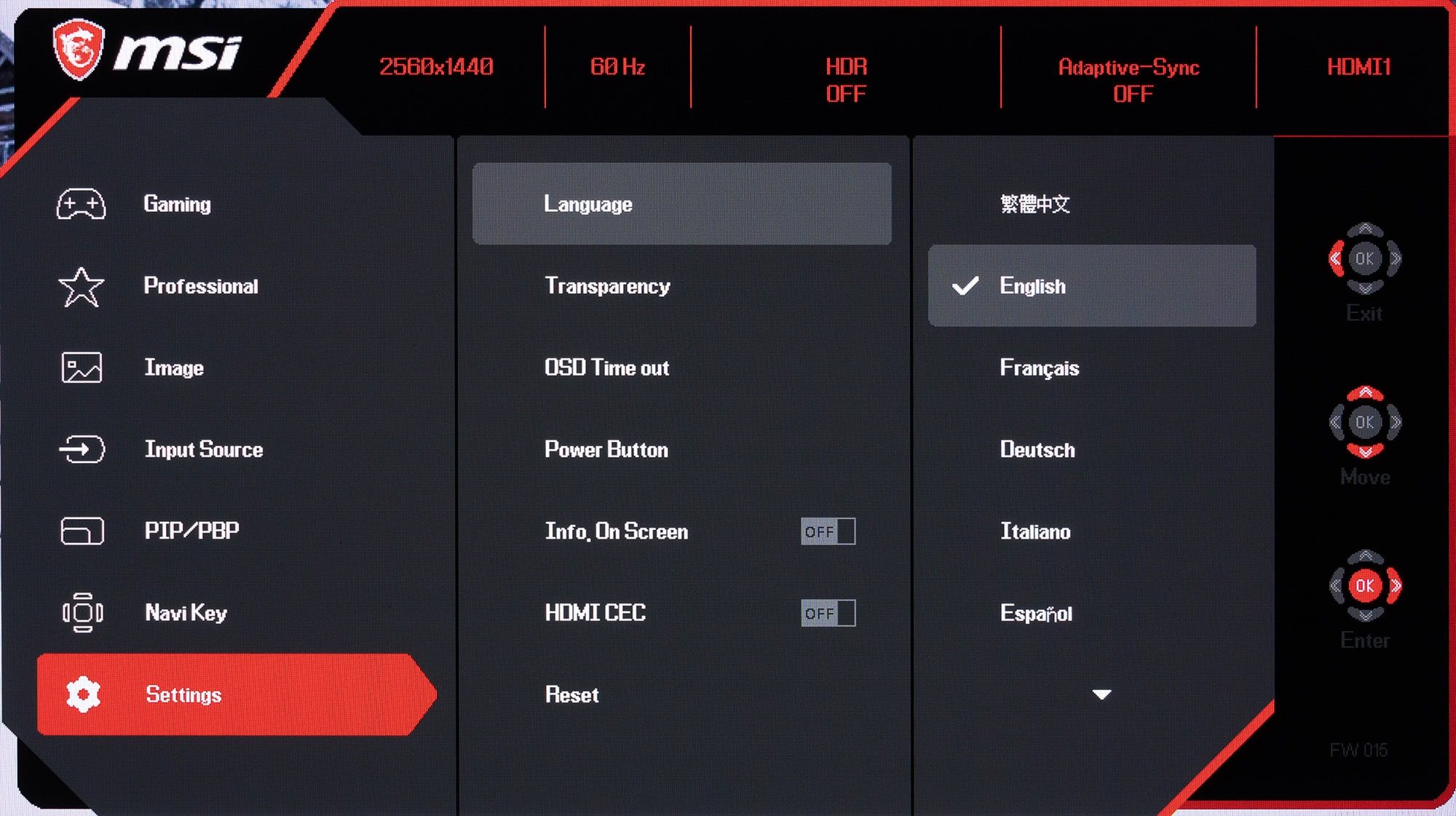 MSI G274QPF E2 40