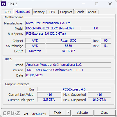 MSI-Project-Zero-CPU-Z-2