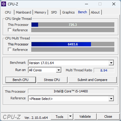 MSI-MAG-B760M-MORTAR-WIFI-II_CPU-Z-performance