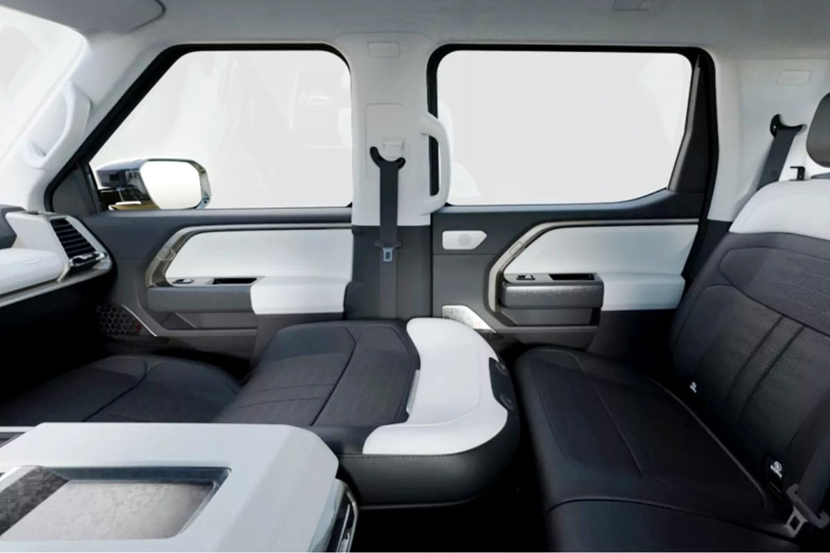 Maxus eTerron 9 inside seats