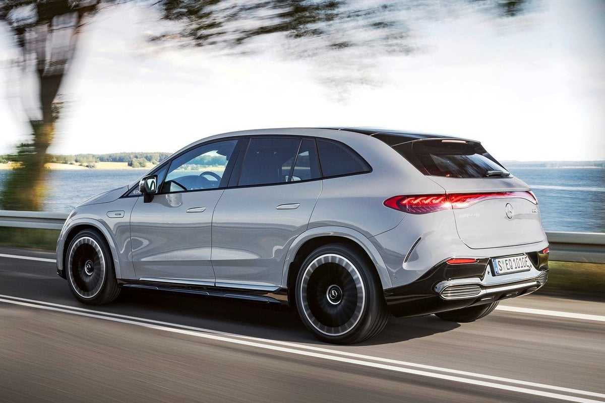 Mercedes EQE53 AMG SUV rear