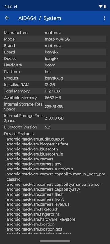 Moto G84 screens 05