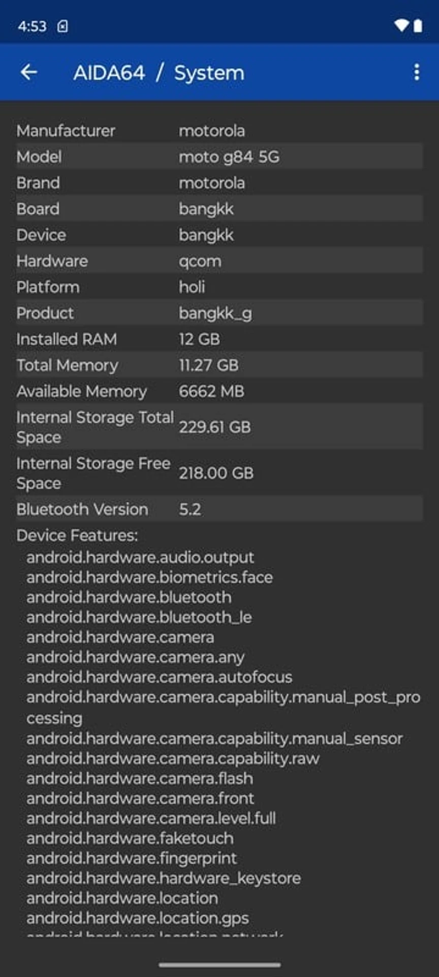 Moto G84 screens 05