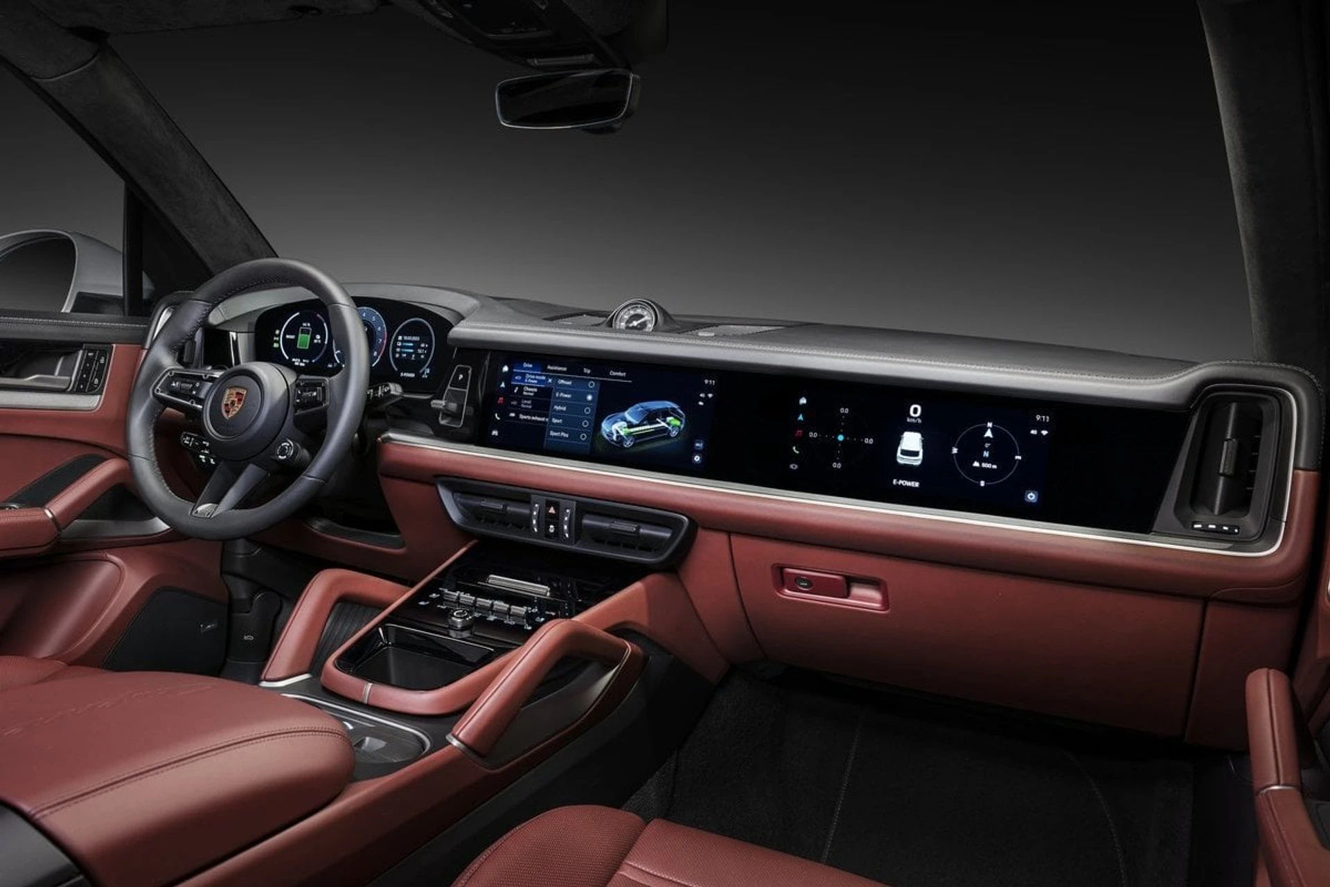 Porsche Cayenne inside
