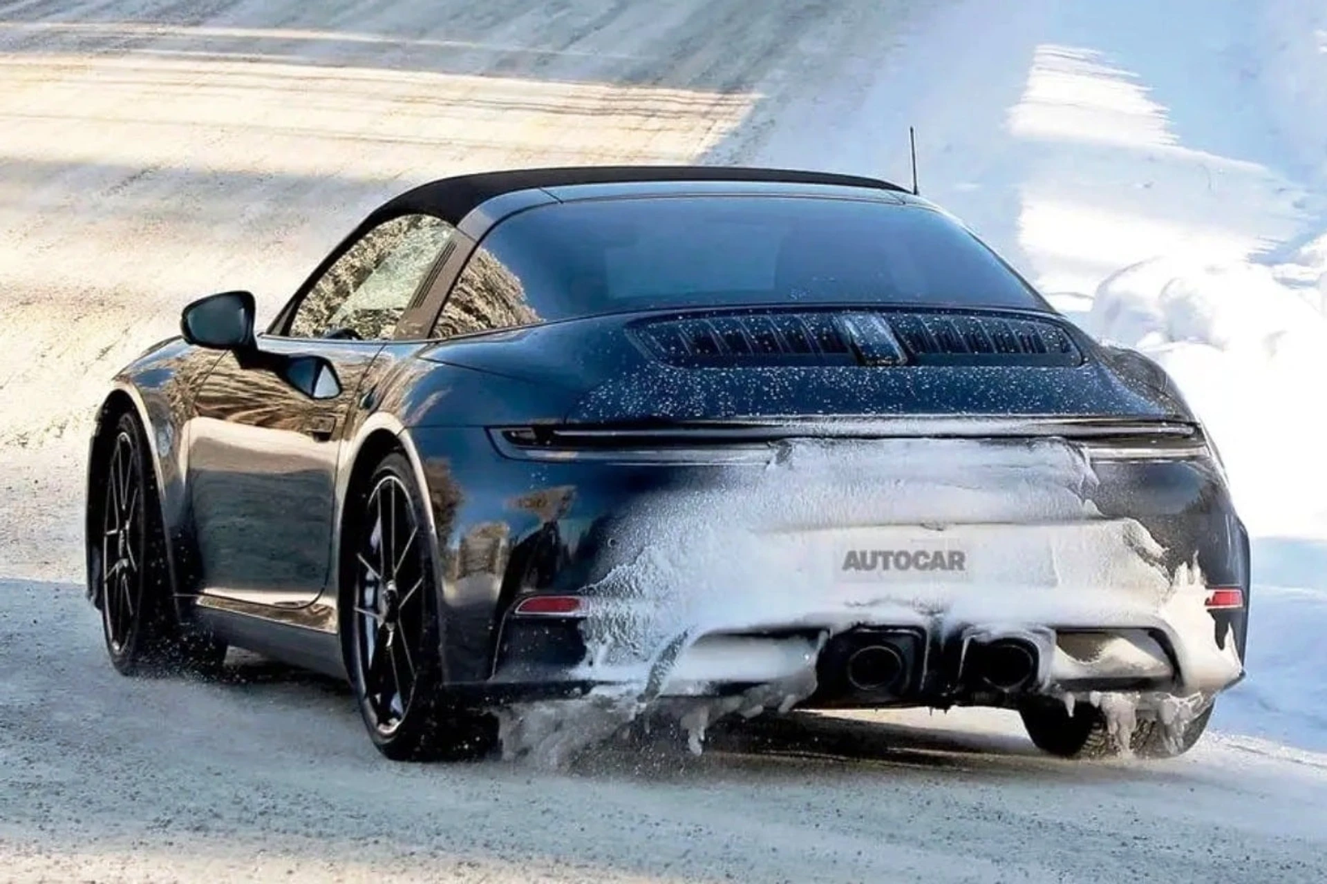 Porsche 911 facelift rear