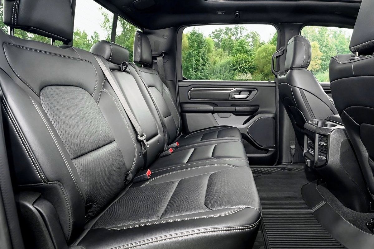 RAM 1500 rear seats