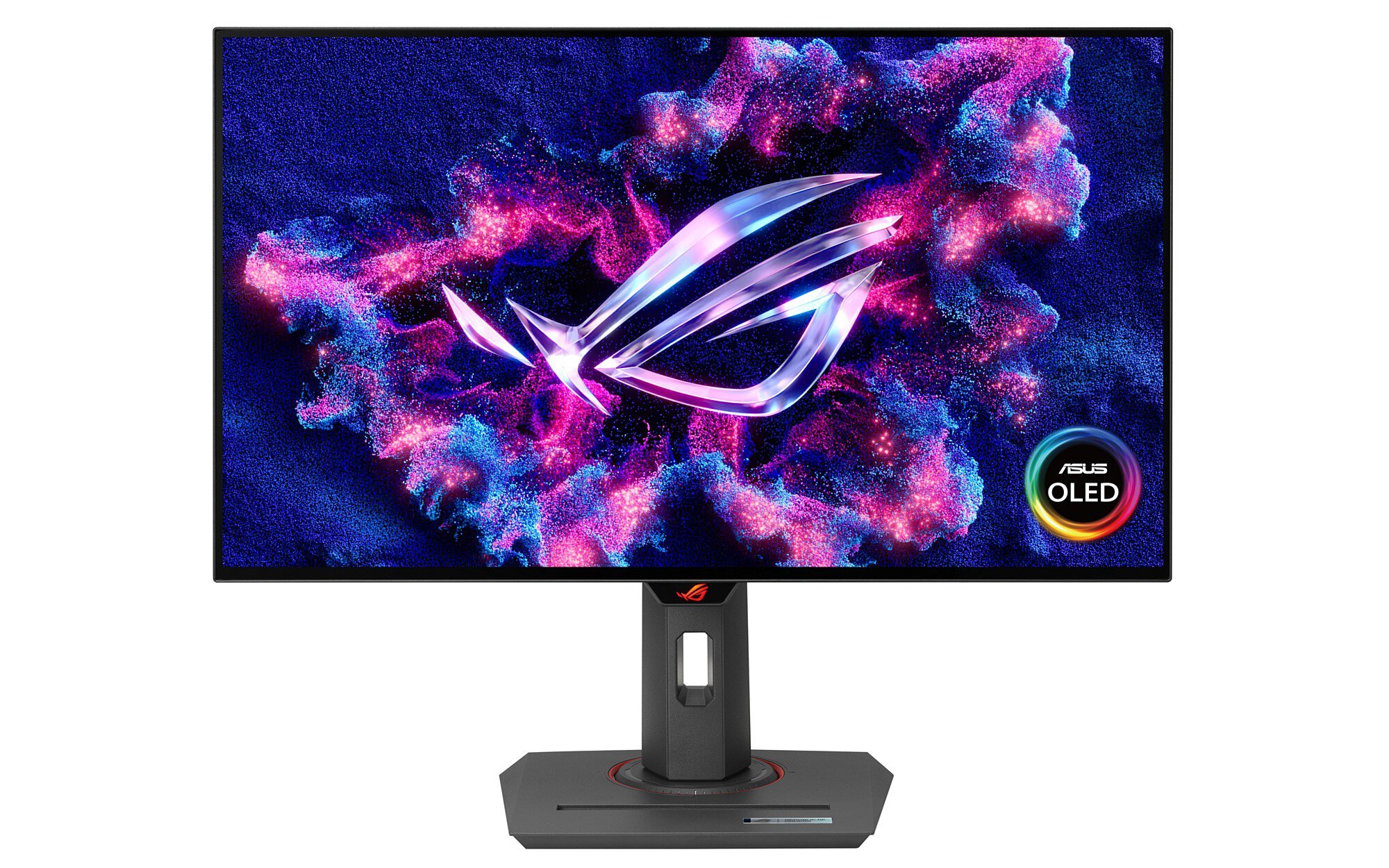 ROG Strix OLED XG27AQDMG, front view with OLED logo_1