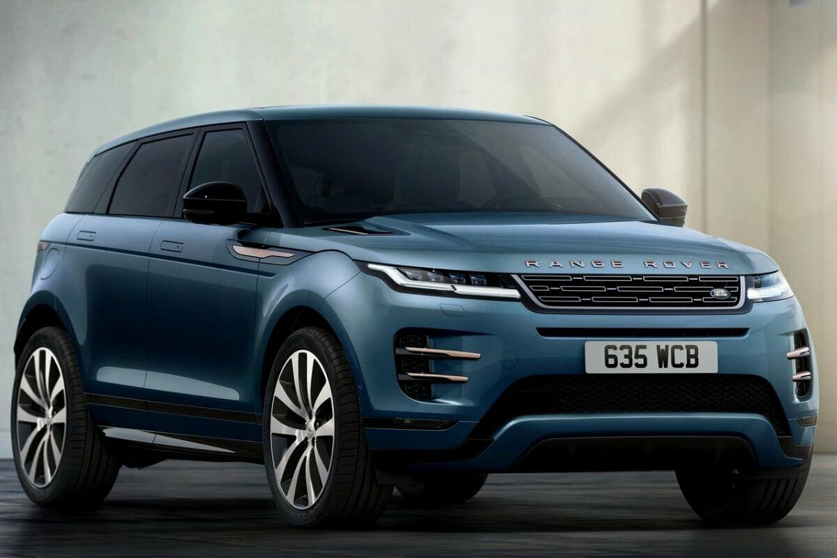 Range Rover Evoque blue