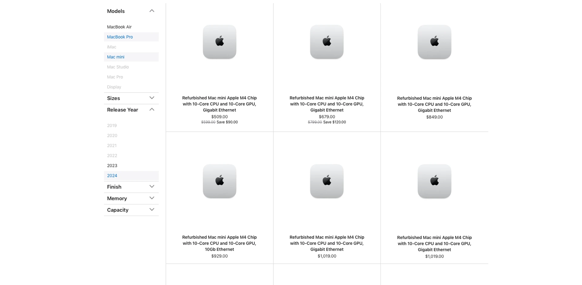 Refurbished MacBook Pro and Mac mini_1