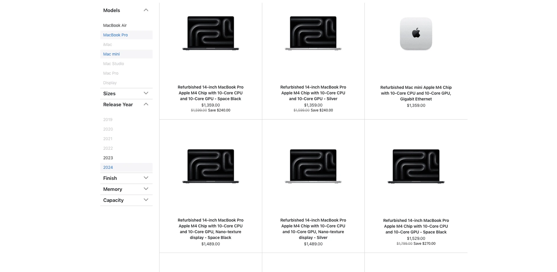 Refurbished MacBook Pro and Mac mini_2