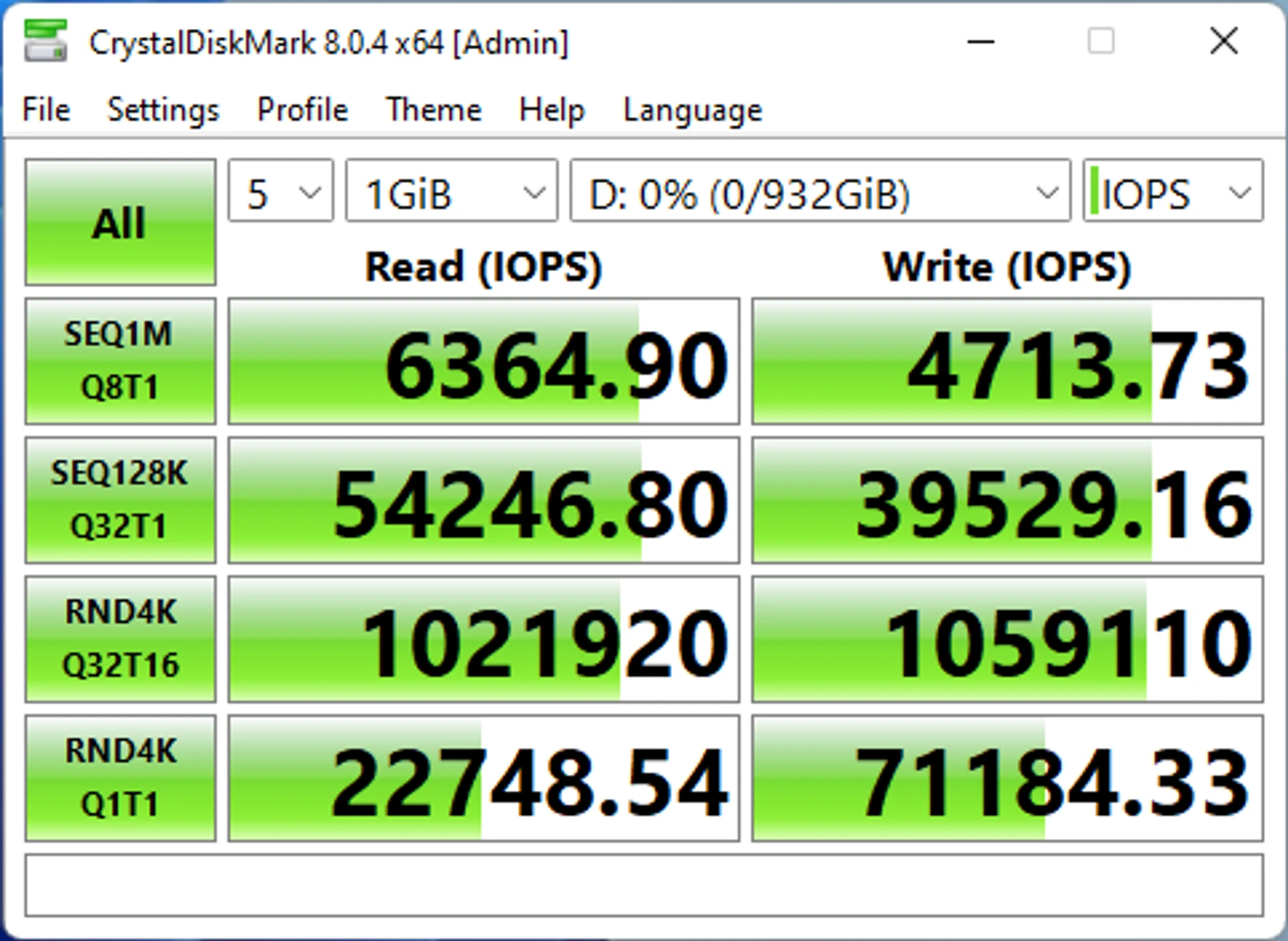 Samsung SSD 980 Pro crystaldiskmark_2
