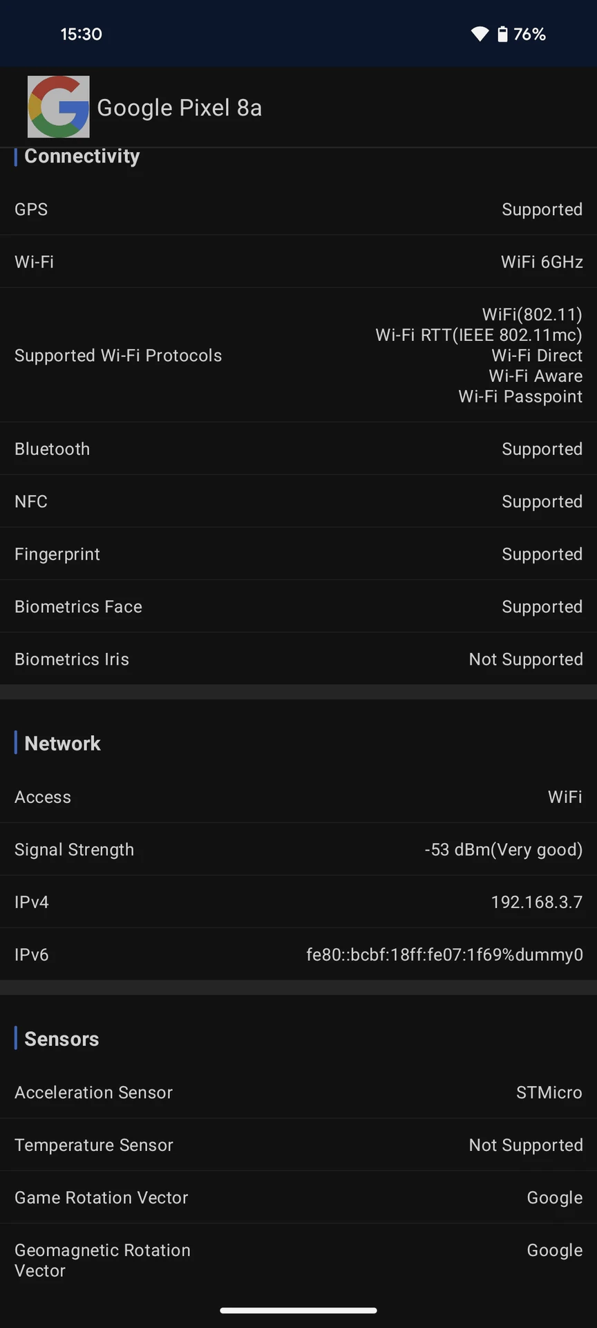 Огляд Google Pixel 8a: продуктивність