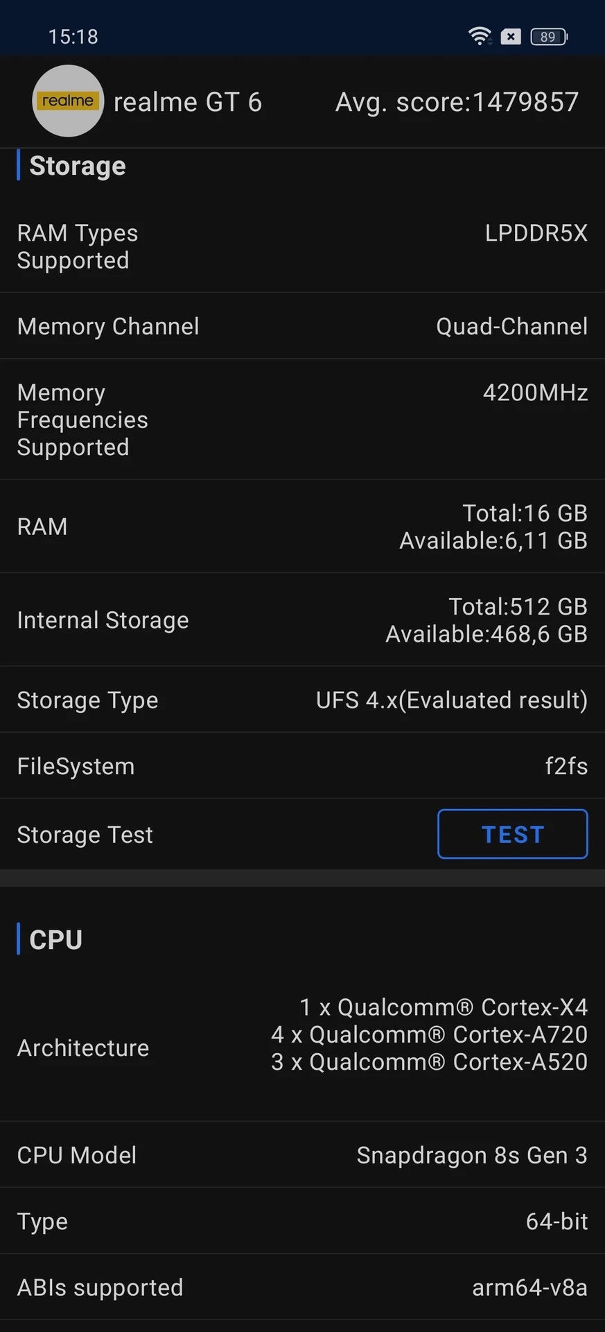 Огляд realme GT 6: продуктивність
