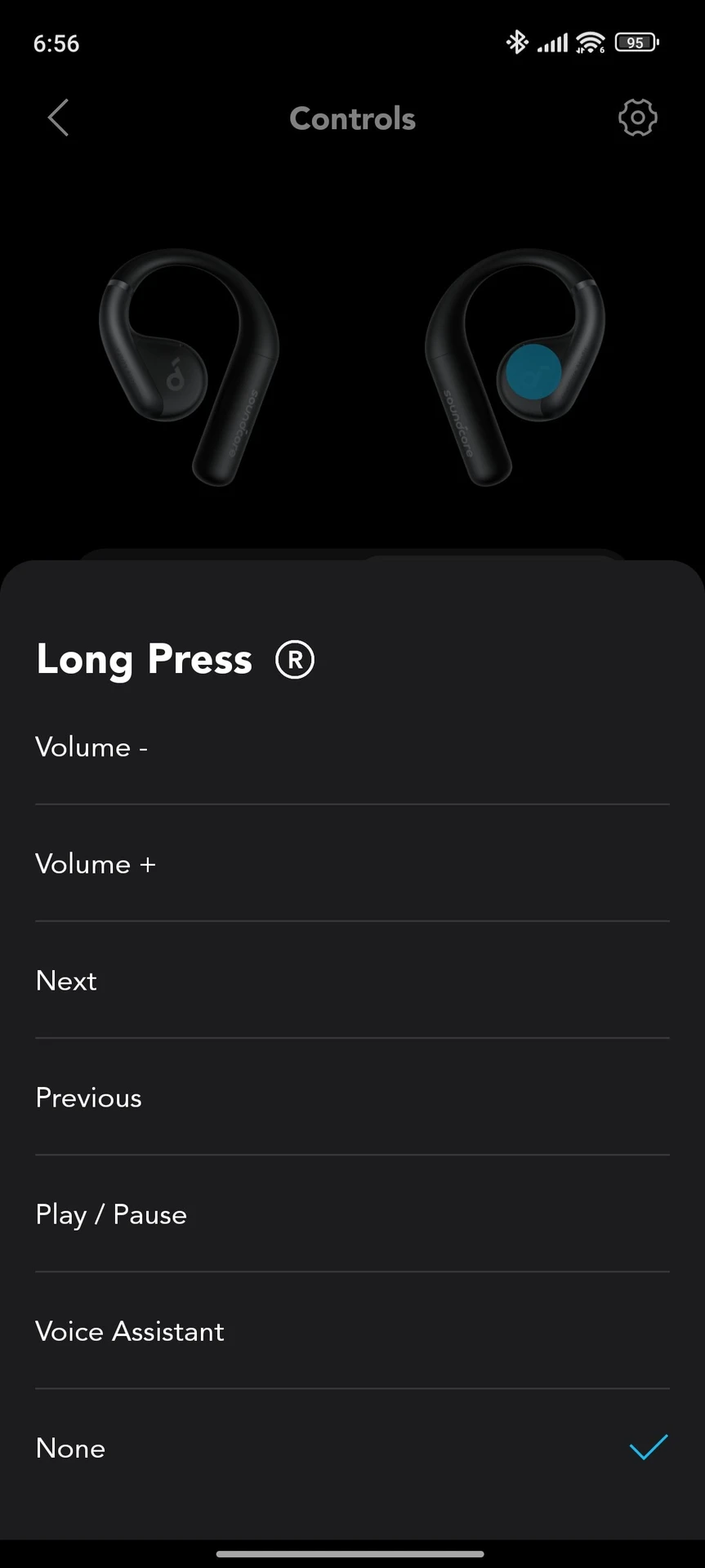 Огляд Anker soundcore AeroFit Pro та AeroFit: керування