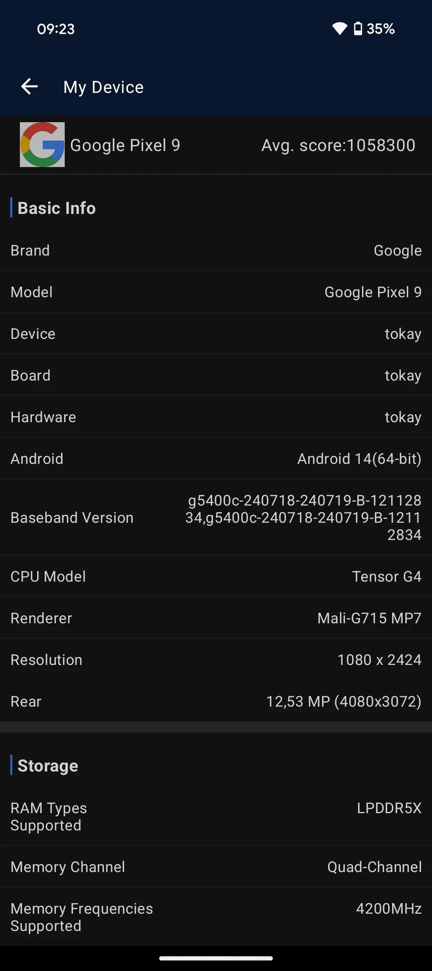 Огляд Google Pixel 9: продуктивність