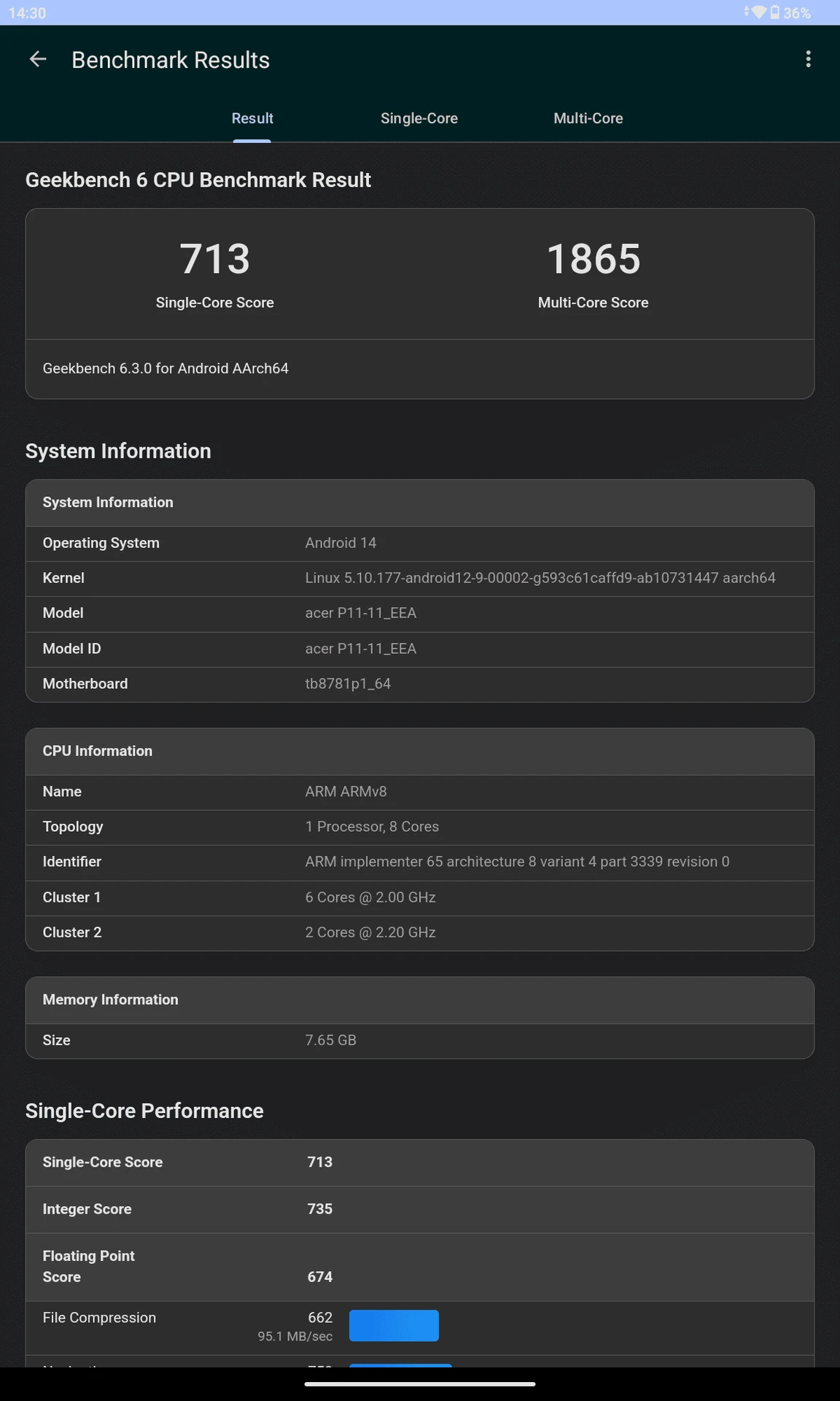 Огляд Acer Iconia Tab P11: платформа