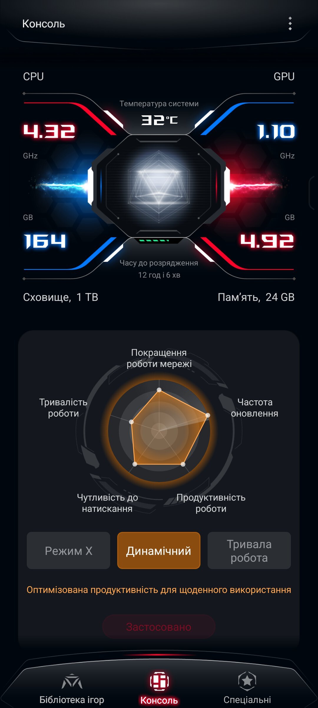 Огляд ASUS ROG Phone 9 Pro: програмне забезпечення