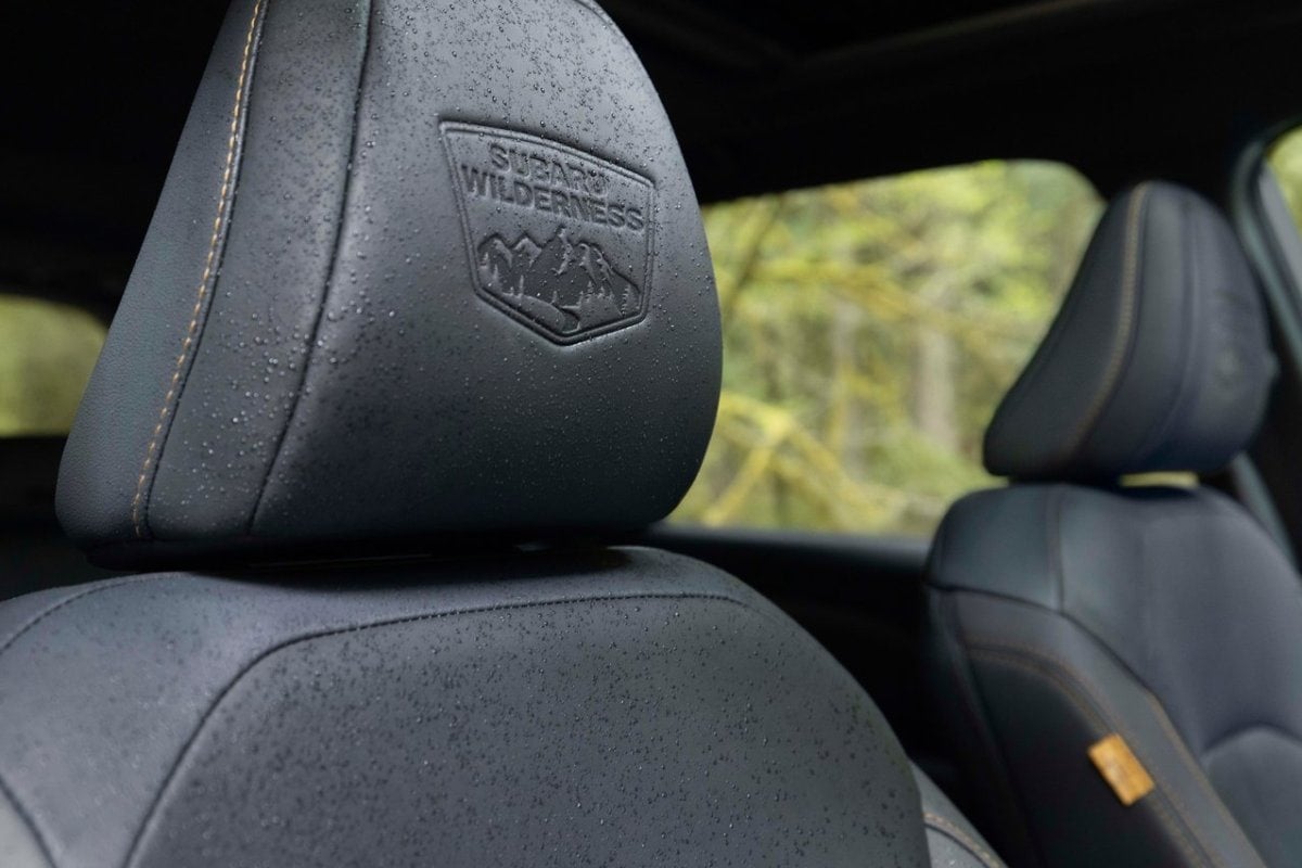 Subaru Forester Wilderness inside seats 2026