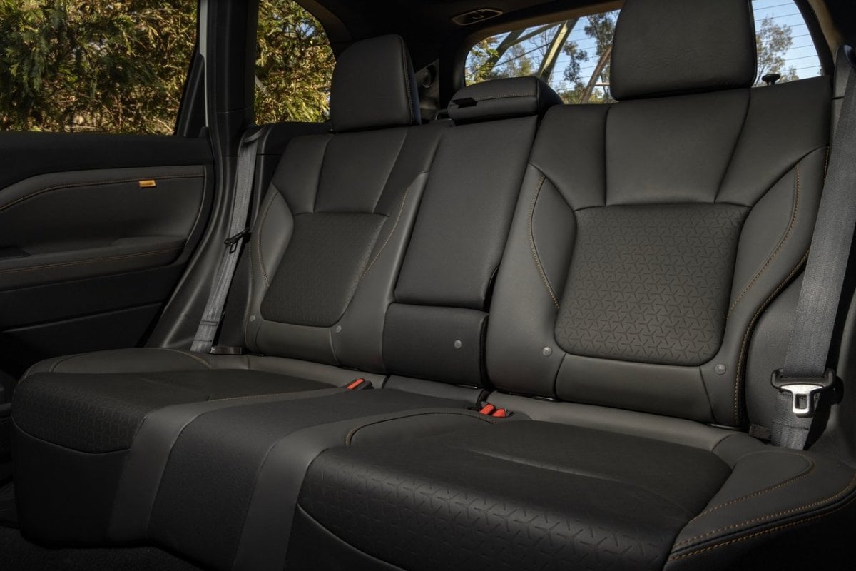 Subaru Forester Wilderness inside seats rear