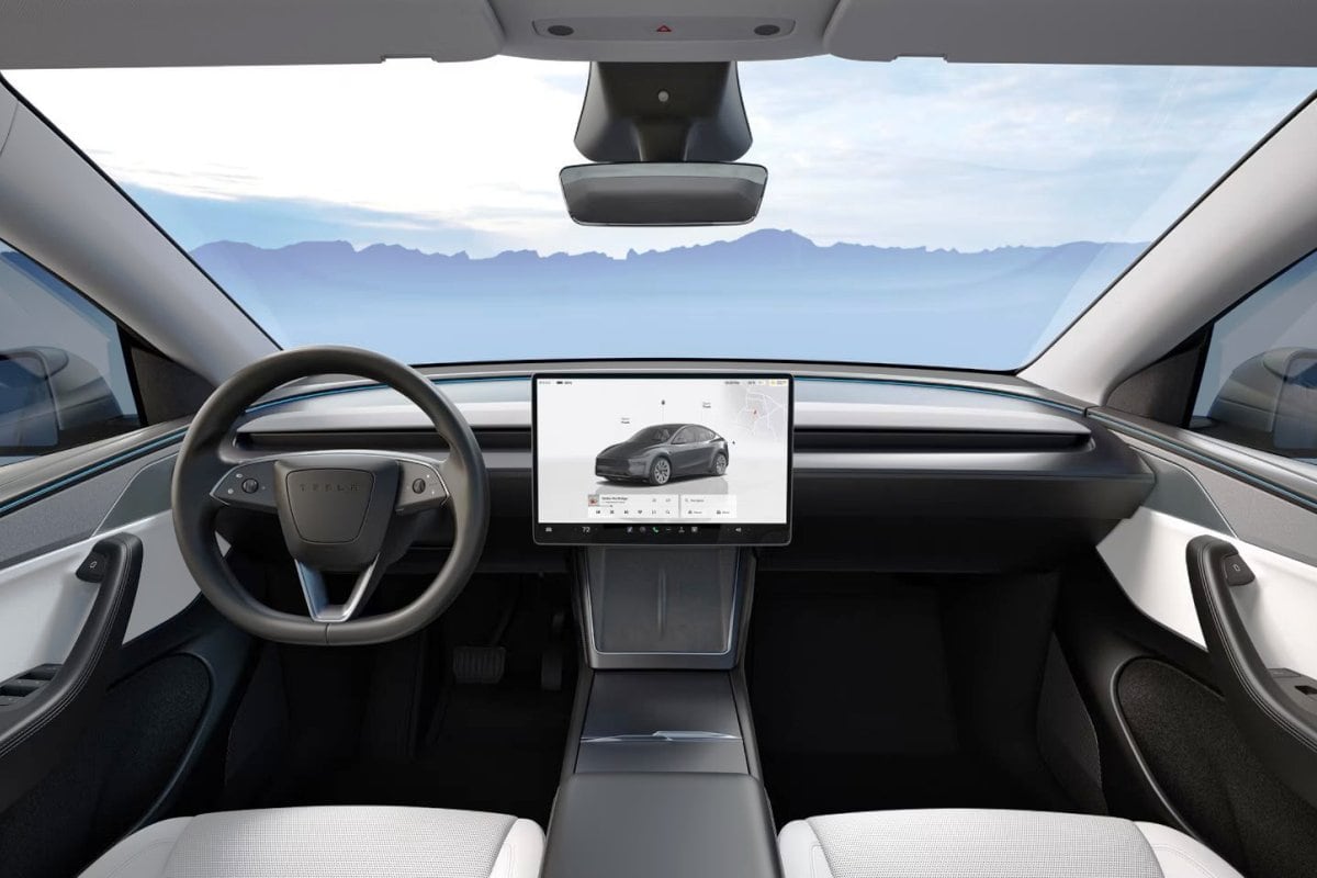 Tesla Model Y Juniper inside