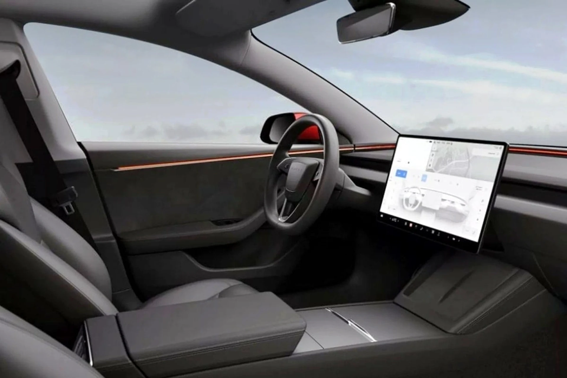 Tesla Model 3 interior