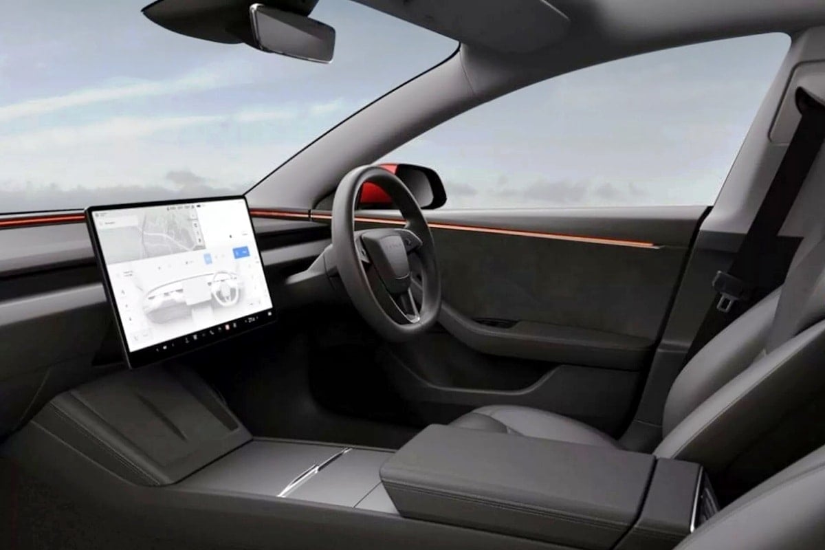 Tesla Model 3 interior