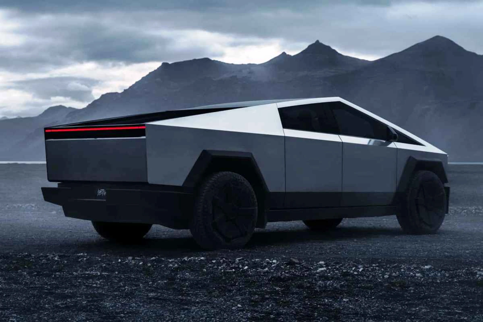 Tesla Cybertruck rear