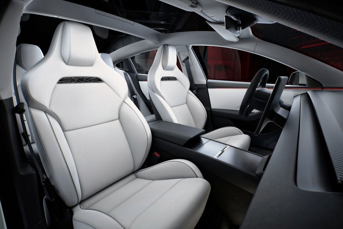 Tesla Model 3 Performance inside seats