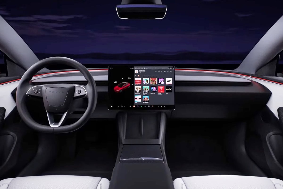 Tesla Model 3 inside